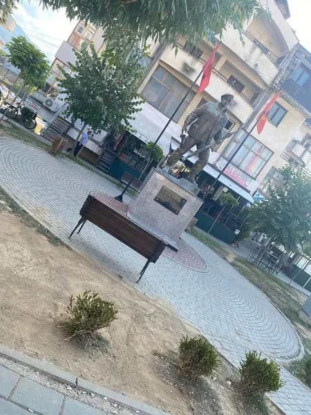 Mirëmbajtja e hapësirës së gjelbërt,pastrimi i mbeturinave tek parku i Lapidarit "Sadik M.Bega",nga punëtorë e ndërmarrjes publike "Ambienti".