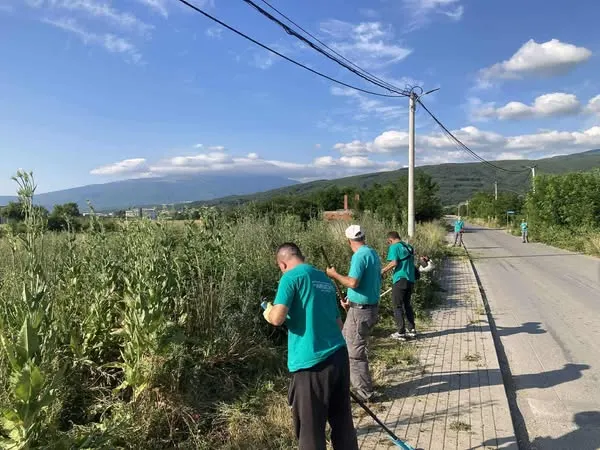 🌿 Lirimi i trotuareve nga barishtet – për siguri dhe qarkullim të lehtë!