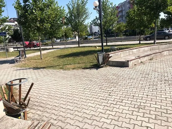 Mirëmbajtja e hapësirave gjelbëruese, pastrimi i mbeturinave tek sheshi "Ismail Kadare".