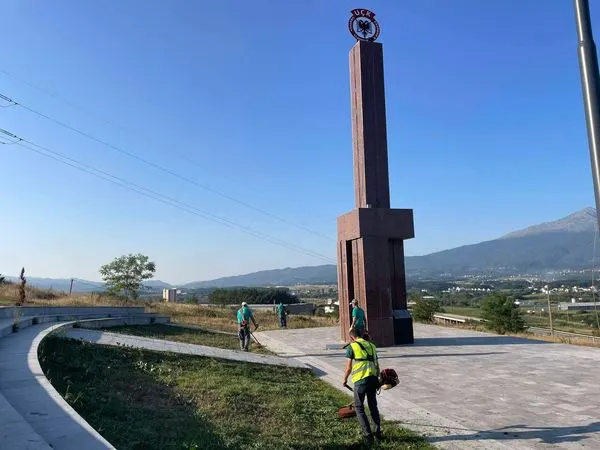 Obelisku i aksionit të parë të UÇK-së në Ferizaj - Gërlicë