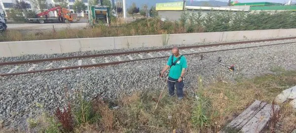 🚂Kositja e barit dhe pastrimi i hekurudhës🌿