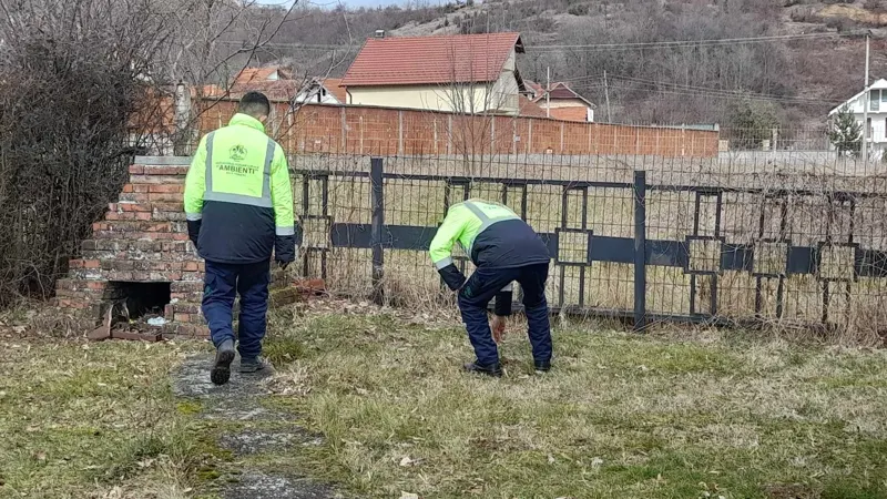 Mirëmbajtja e hapësirave të gjelbërta në fshatin Gaçkë.