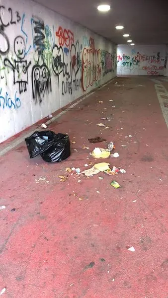 Mirëmbajtja dhe pastrimi i hapësirës në nënkalimin për këmbësorë tek rruga "Bajram dhe Gursel Sylejmani".