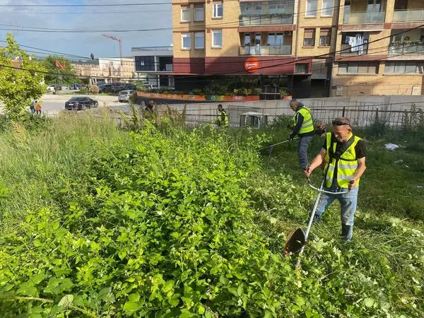 Mirëmbajtja e hapësirës tek ish-Qapit brenda dhe jashtë oborrit, ku tani aktivitetin e tyre e zhvillojnë Organizatat Jo Qeveritare.