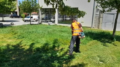 Kositja e barit dhe pastrimi i parkut në rrugën "Vëllezërit Gërvalla". 🍀
