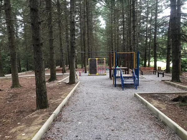 Mirëmbajtja e parkut dhe mbledhja e mbeturinave në parkun "Te Pishat" në fshatin Rahovicë.